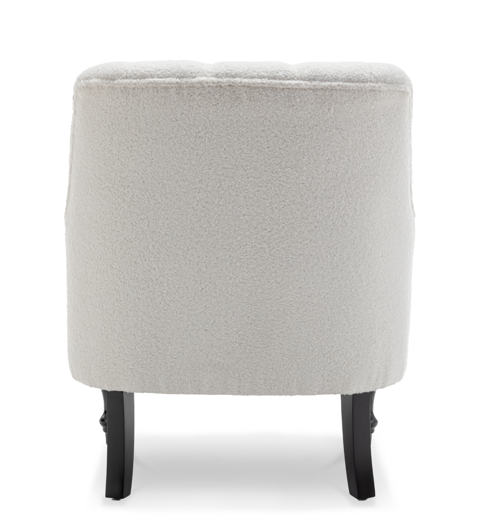 Teddy Boucle Fabric White Armina Accent Chair - Image 4