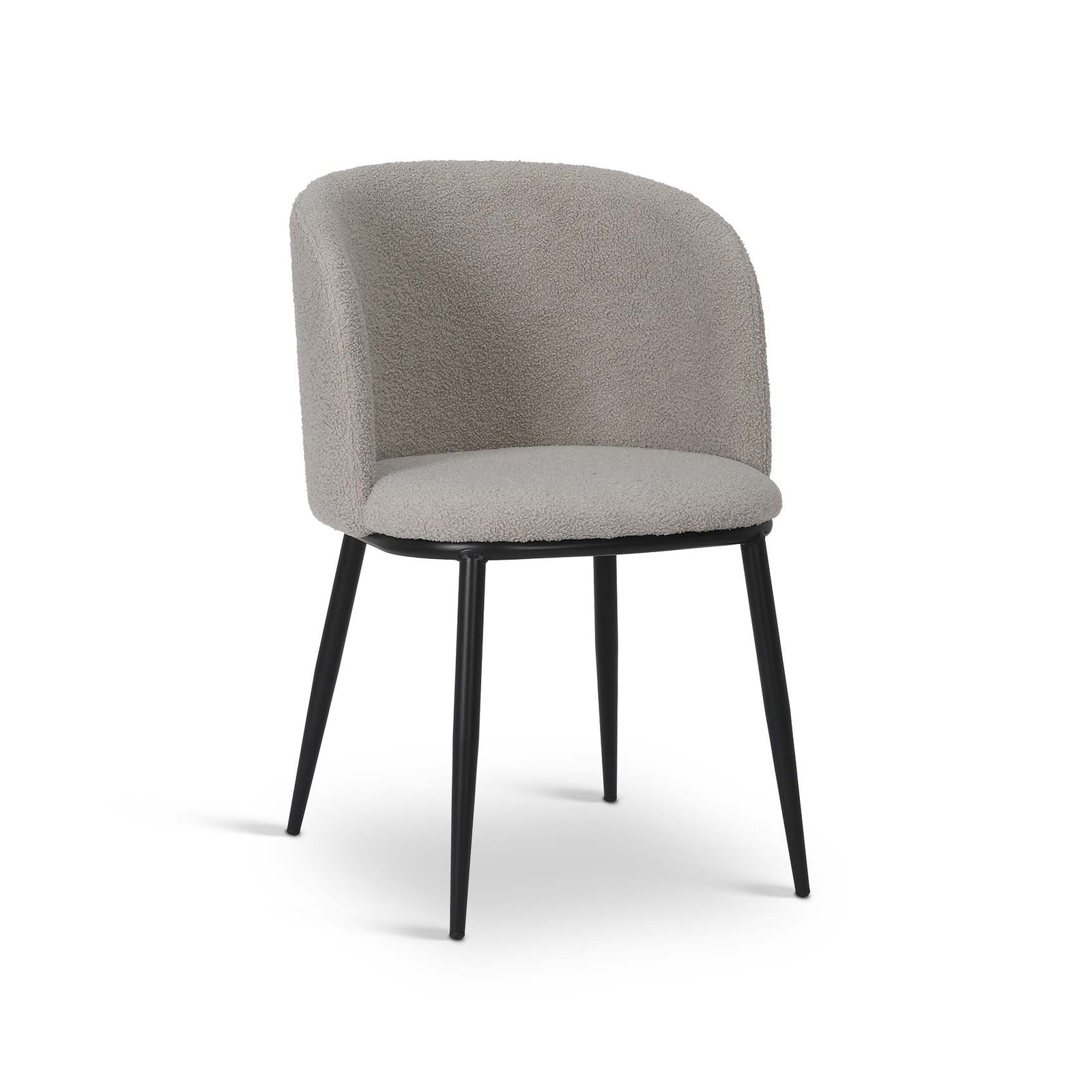 Teddy Boucle Fabric Fausto Dining Chair - Set of 2 - Image 9