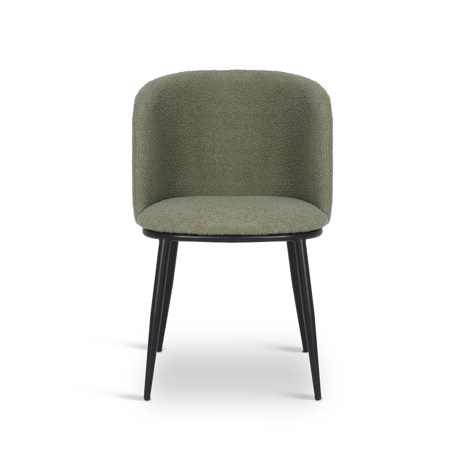 Teddy Boucle Fabric Fausto Dining Chair - Set of 2 - Image 6