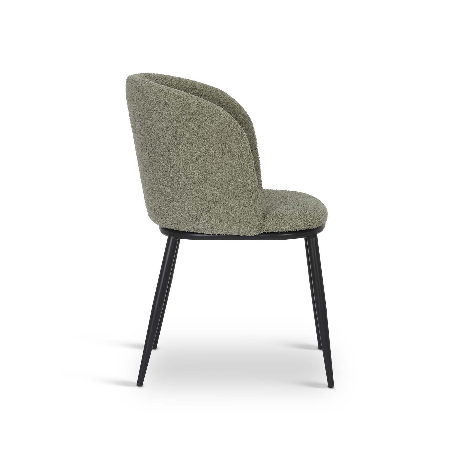 Teddy Boucle Fabric Fausto Dining Chair - Set of 2 - Image 7