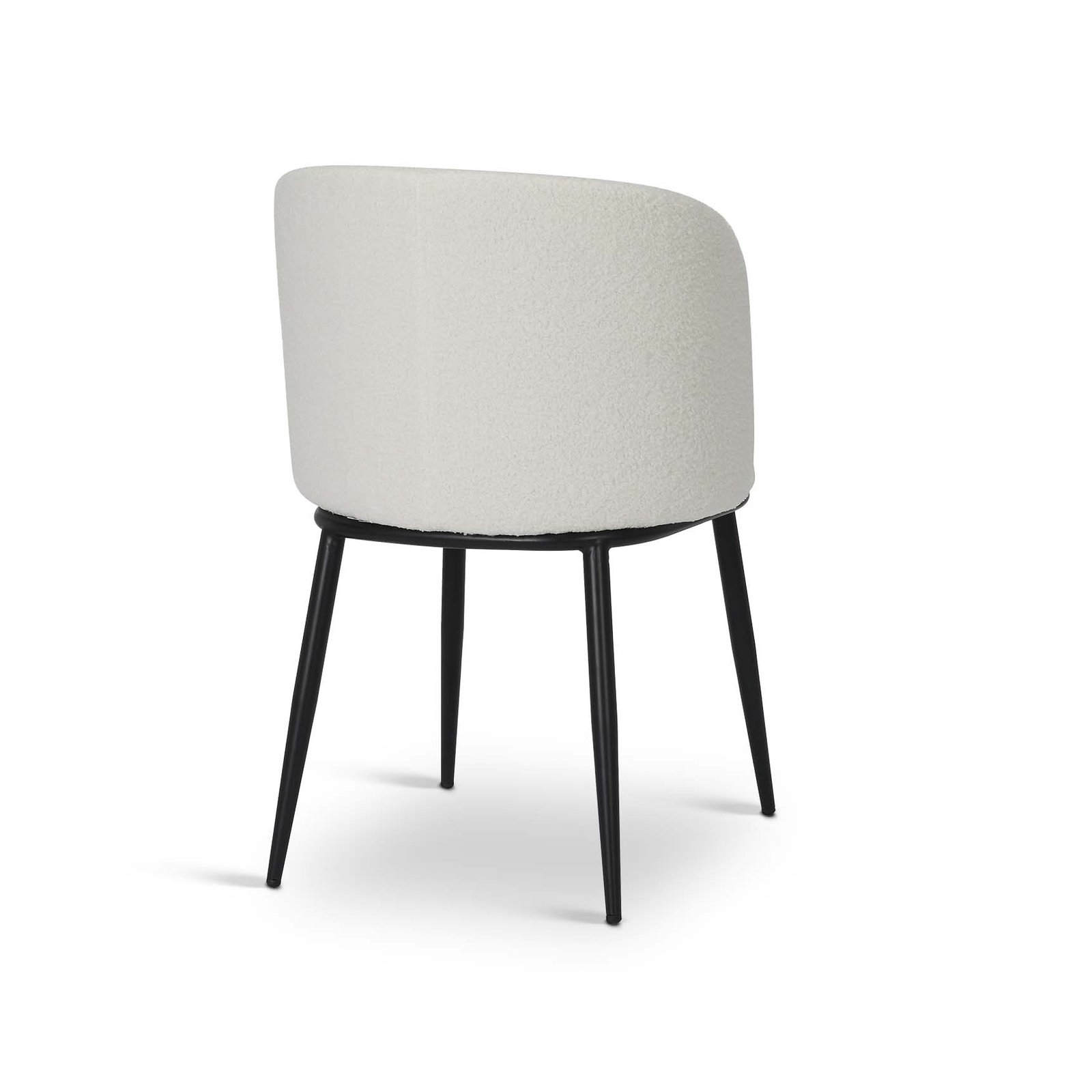 Teddy Boucle Fabric Fausto Dining Chair - Set of 2 - Image 4