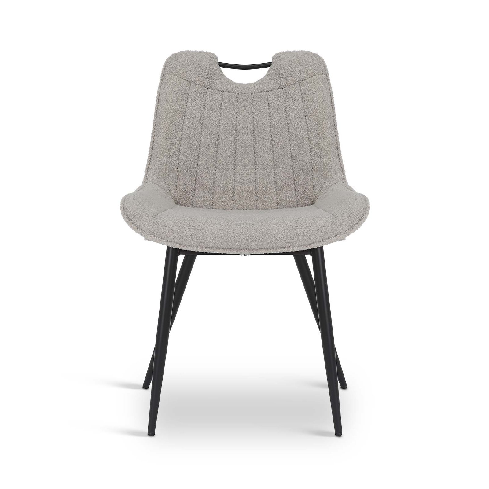 Teddy Boucle Fabric Fiorelli Dining Chair - Set of 4 - Image 10