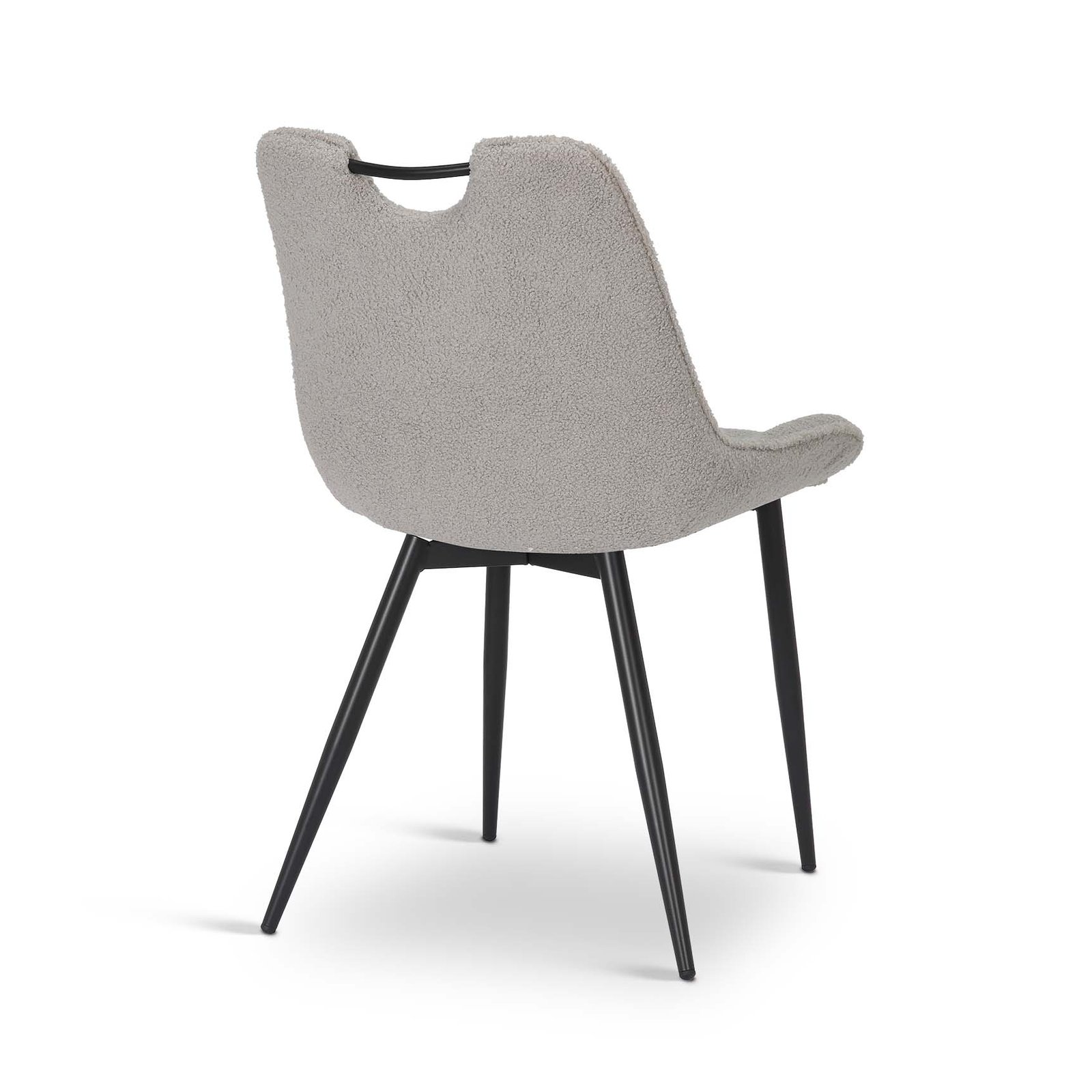 Teddy Boucle Fabric Fiorelli Dining Chair - Set of 4 - Image 12