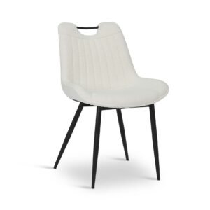 Teddy Boucle Fabric Fiorelli Dining Chair - Set of 4