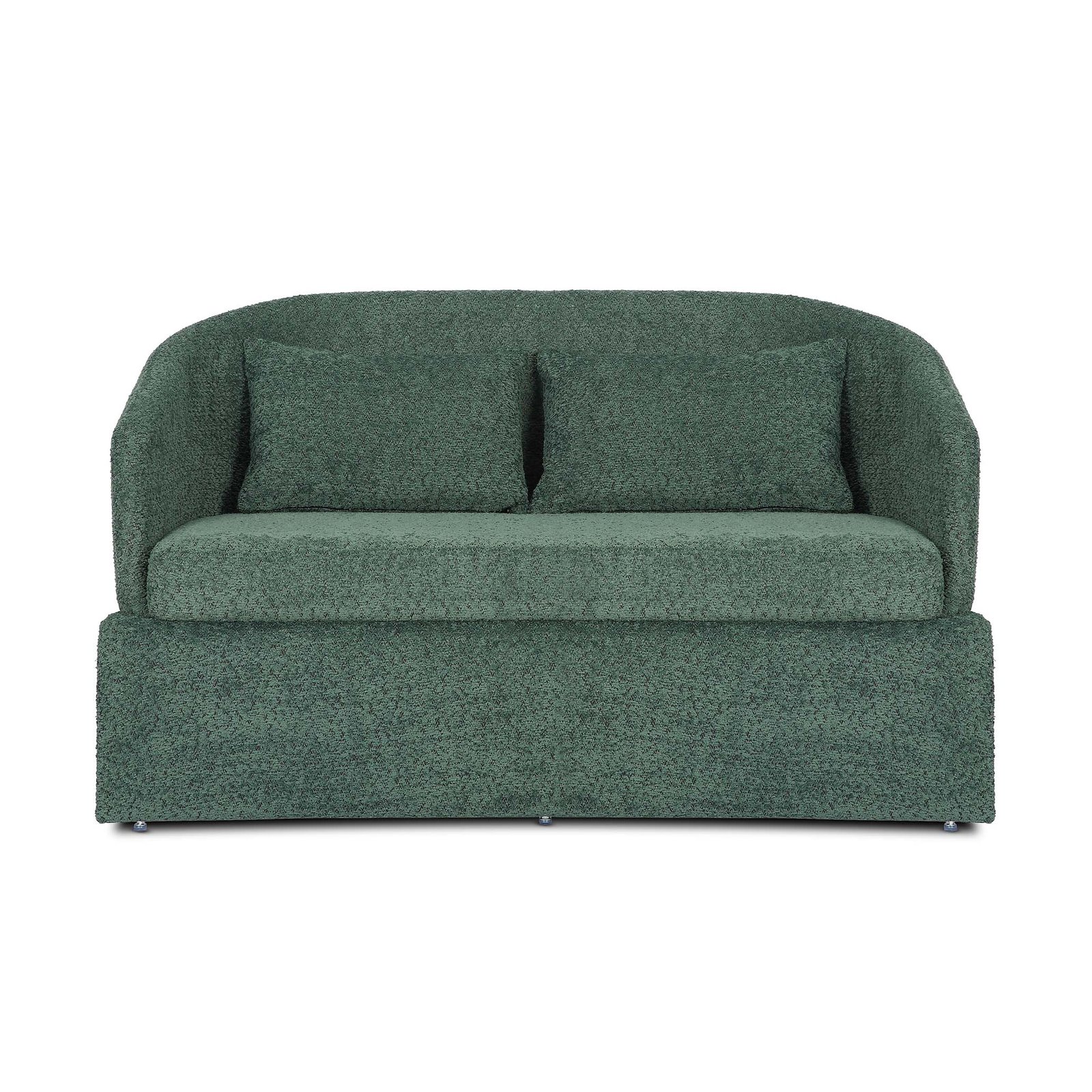 Teddy Boucle Fabric Sage Green Jaquetta 2+1 Accent Chair Set - Image 2