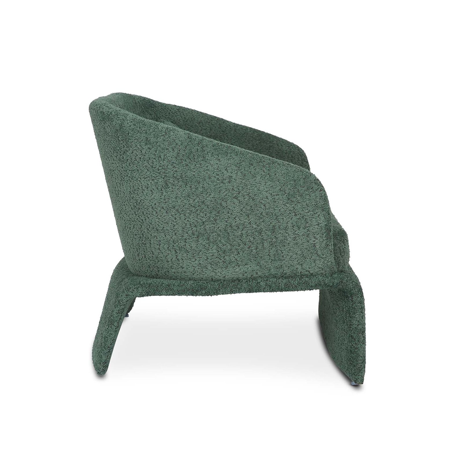 Teddy Boucle Fabric Sage Green Jaquetta 2+1 Accent Chair Set - Image 4