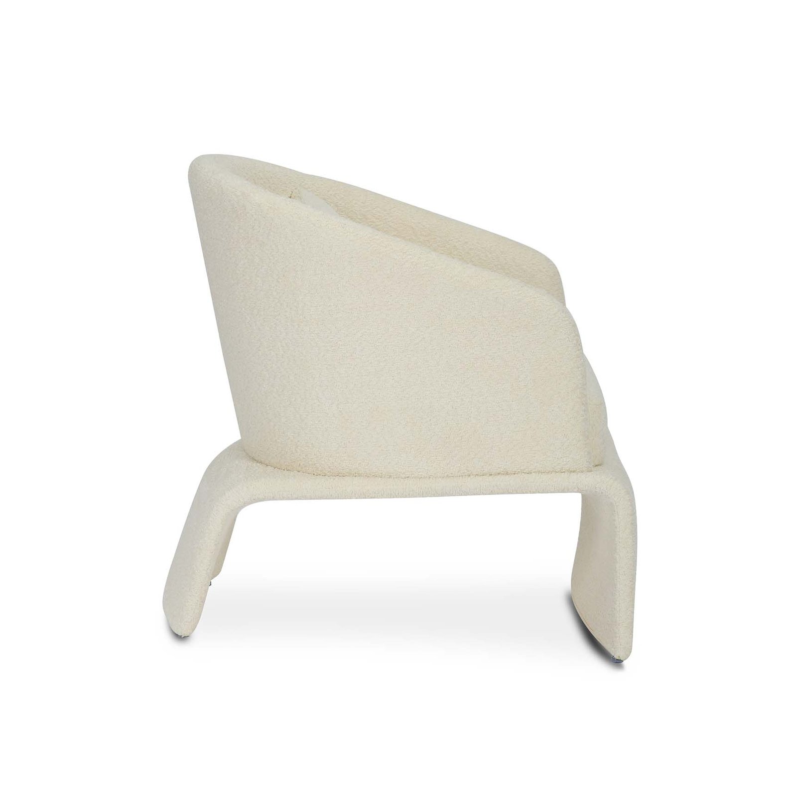 Teddy Boucle Fabric Cream Jaquetta 2+1 Accent Chair Set - Image 8