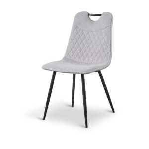 Teddy Boucle Fabric Lazaro Dining Chair - Set of 4